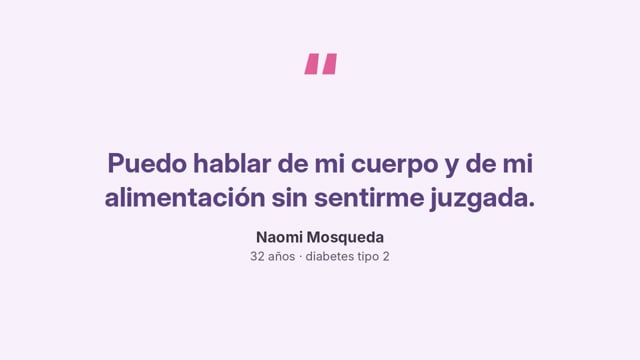 Testimonio en video de Naomi Mosqueda, paciente de la nutrióloga Ana María Vilas