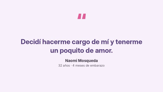 Testimonio en video de Naomi Mosqueda, paciente de la nutrióloga Ana María Vilas