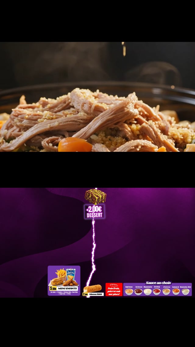 créer votre menuboard statique ou animé pour écran TV restaurant