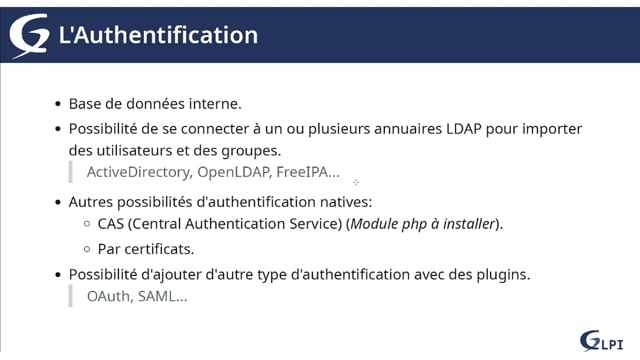 authentification et règles