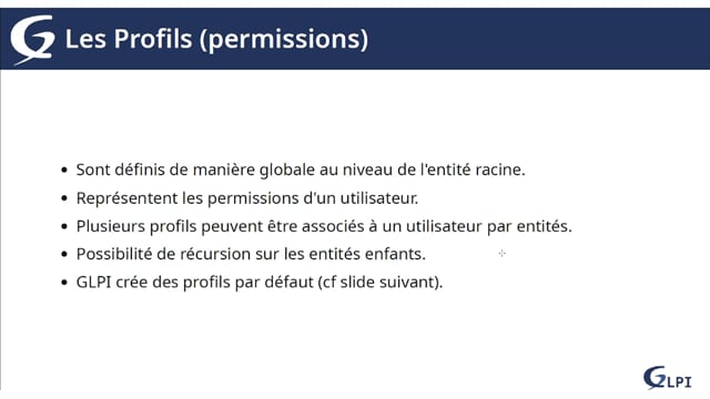 profils, utilisateurs et groupes