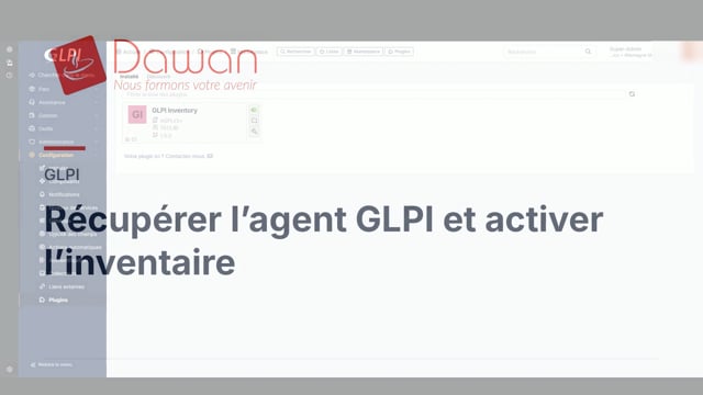 récupérer l’agent glpi et activer l’inventaire