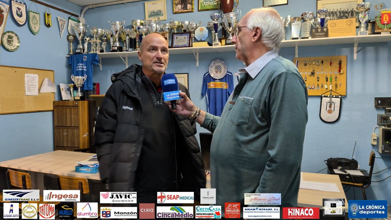 ISMAEL  MARIANI (Entrenador Monzón) CF AD Épila 2-2 At.Monzón / J 8 / 3ª RFEF