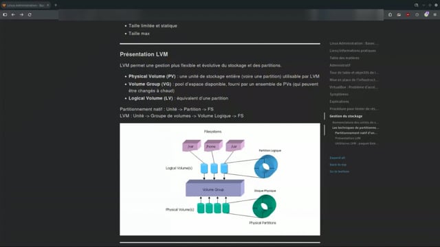 installer les outils lvm et préparer un disque