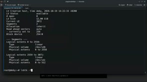 formater un volume logique en xfs