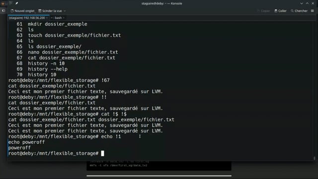 démonter un volume avec umount