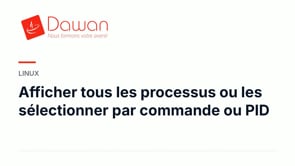 afficher tous les processus ou les sélectionner par commande ou pid