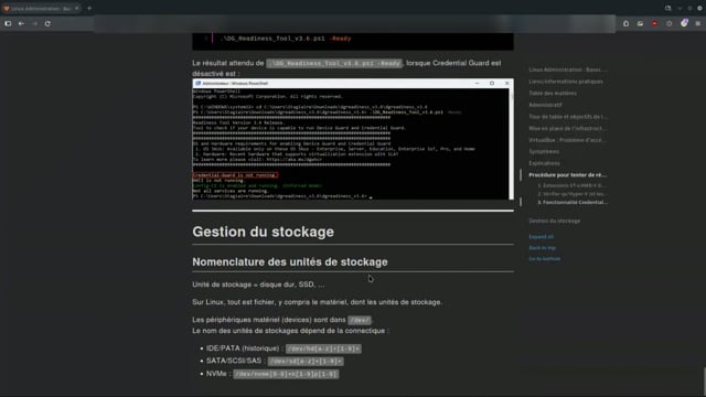 comprendre le nommage des unités de stockage