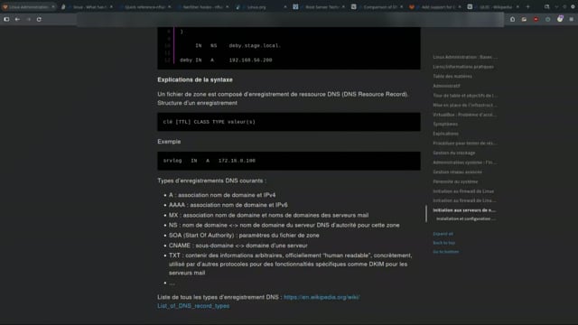 lire le serveur primaire et le contact de l'enregistrement soa