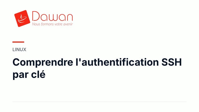 comprendre l'authentification ssh par clé