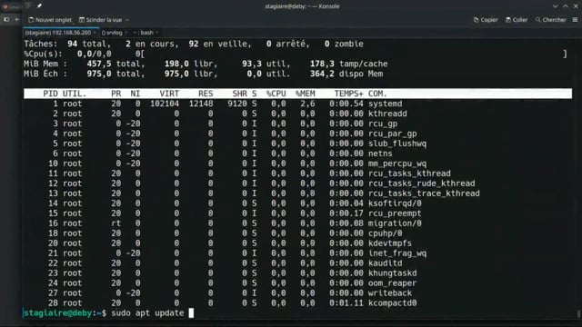 comparer atop, htop et btop