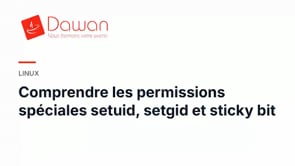 comprendre les permissions spéciales setuid, setgid et sticky bit