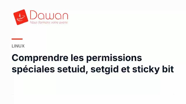 comprendre les permissions spéciales setuid, setgid, sticky bit