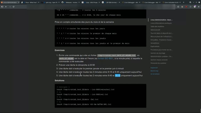 connaître les limites de cron et les timers systemd