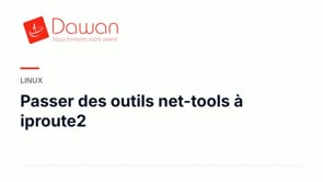 passer des outils net-tools à iproute2