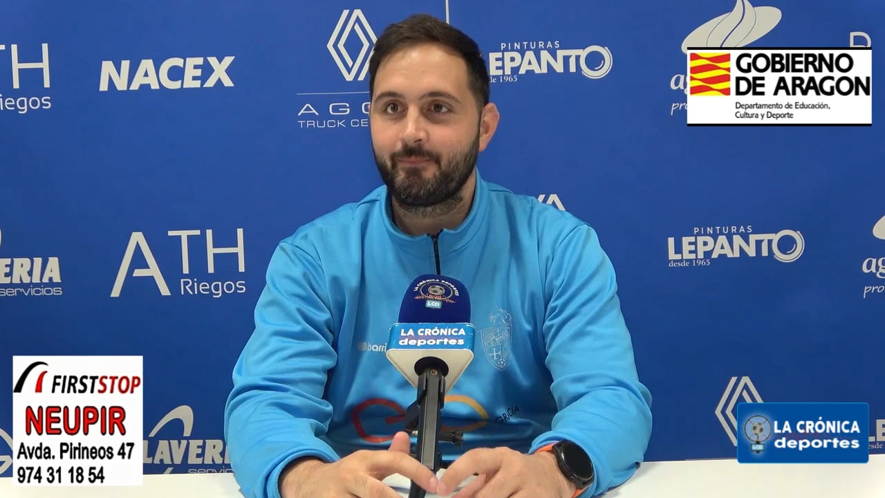 RUBÉN TORO (Entrenador Binéfar) CD Binéfar 1-1 SD Huesca B / J 8 / 3ª RFEF