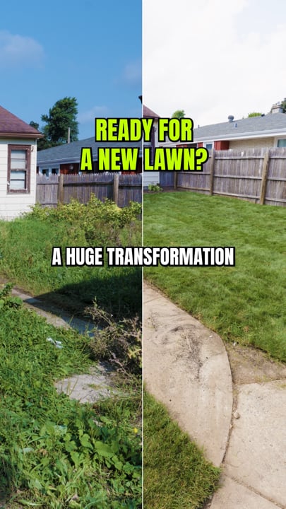 Great Lakes Landscape | Sod Installation (Vertical Social Video) video thumbnail
