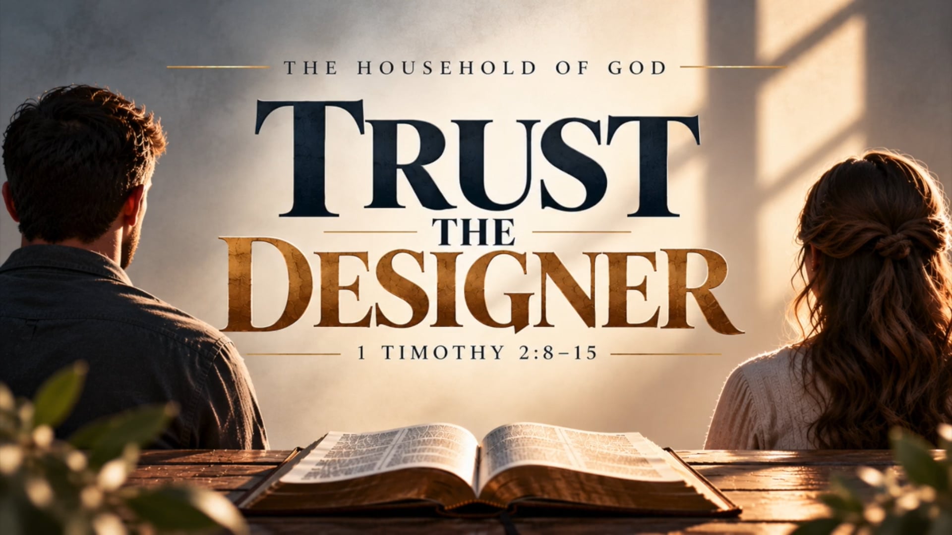 1 Timothy 2:8-15 (Trust the Designer)
