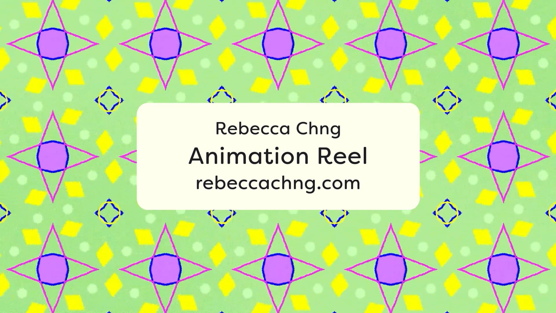 Animation showreel 2026