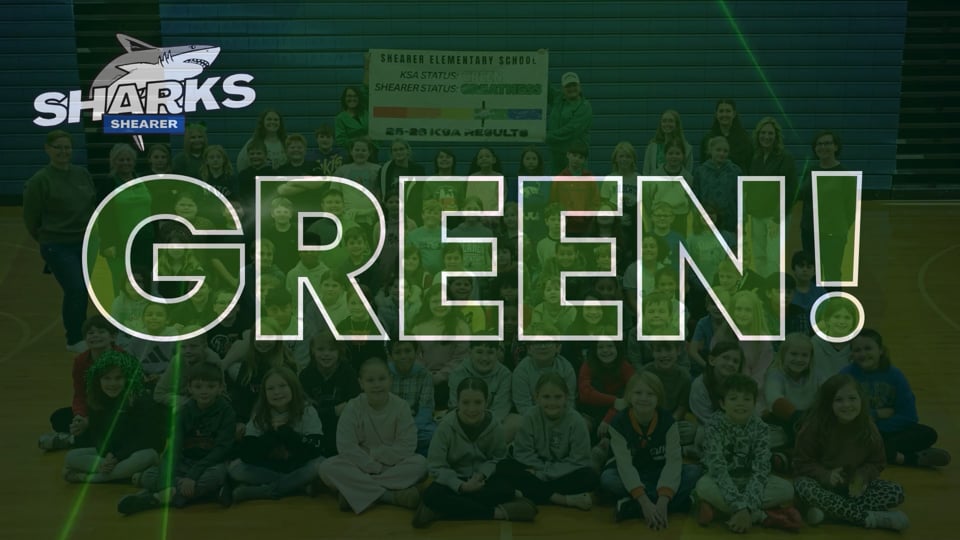 Shearer Elementary Earns KSA GREEN