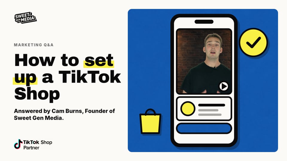How do I set up a TikTok Shop? Video answer by Cam Burns