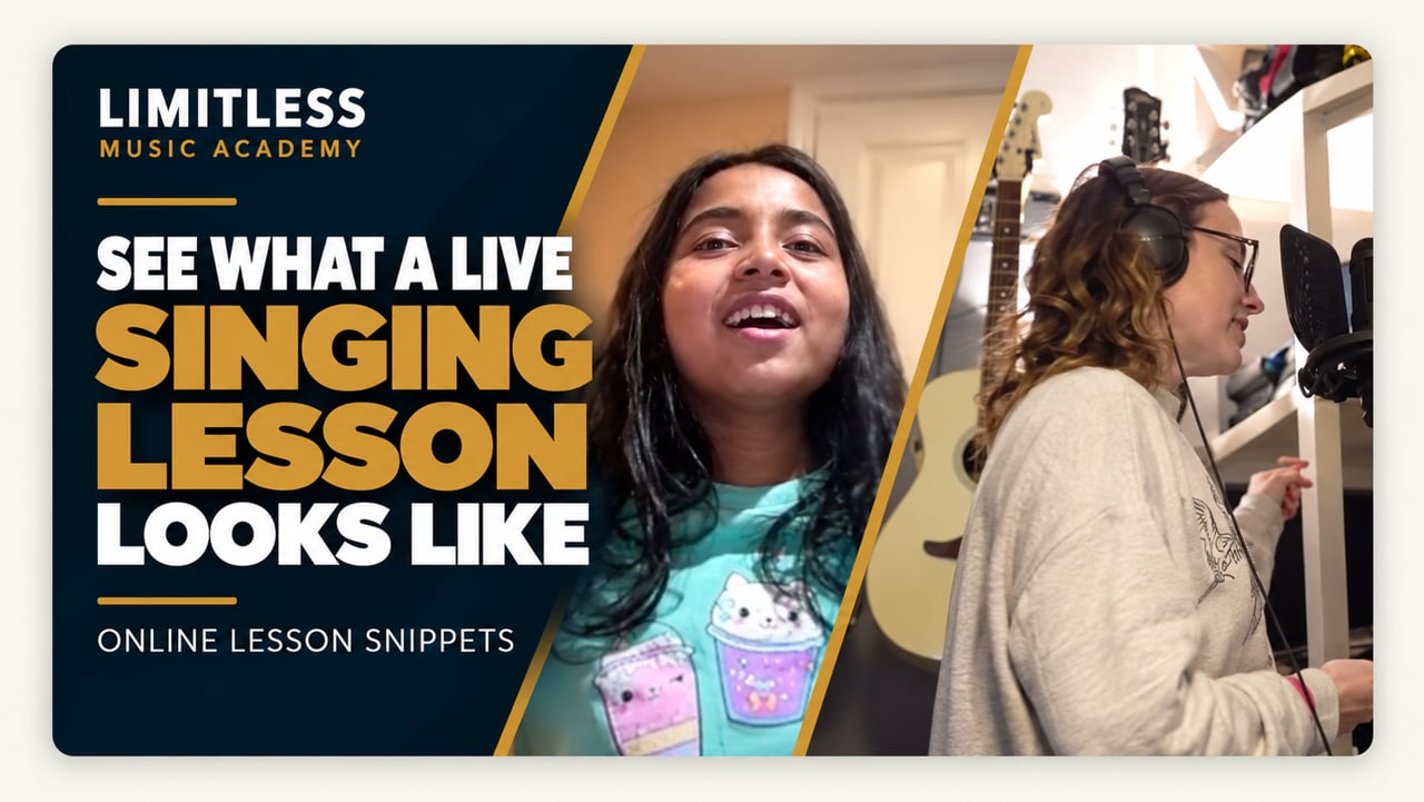Inside an Online Singing Lesson | Limitless Music Academy