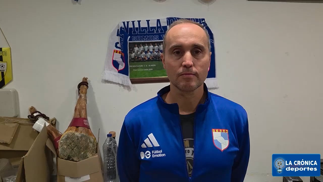 JESÚS DOMÍNGUEZ (Entrenador Alagón) CF Villa De Alagón 0-3 CD Tauste / Jor. 8 - Preferente Gr 1