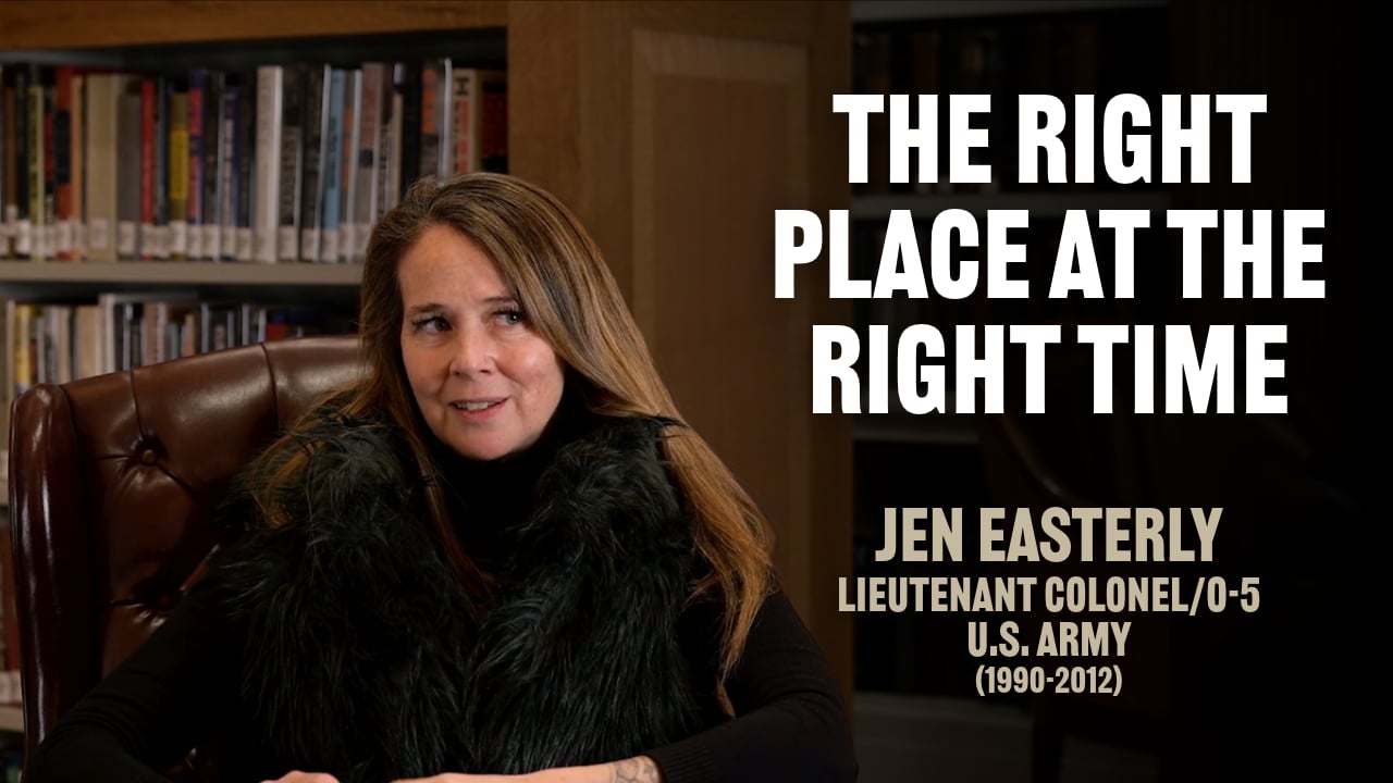 Jen Easterly - The Right Place at the Right Time