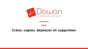 créer, copier, déplacer et supprimer