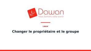 changer le propriétaire et le groupe