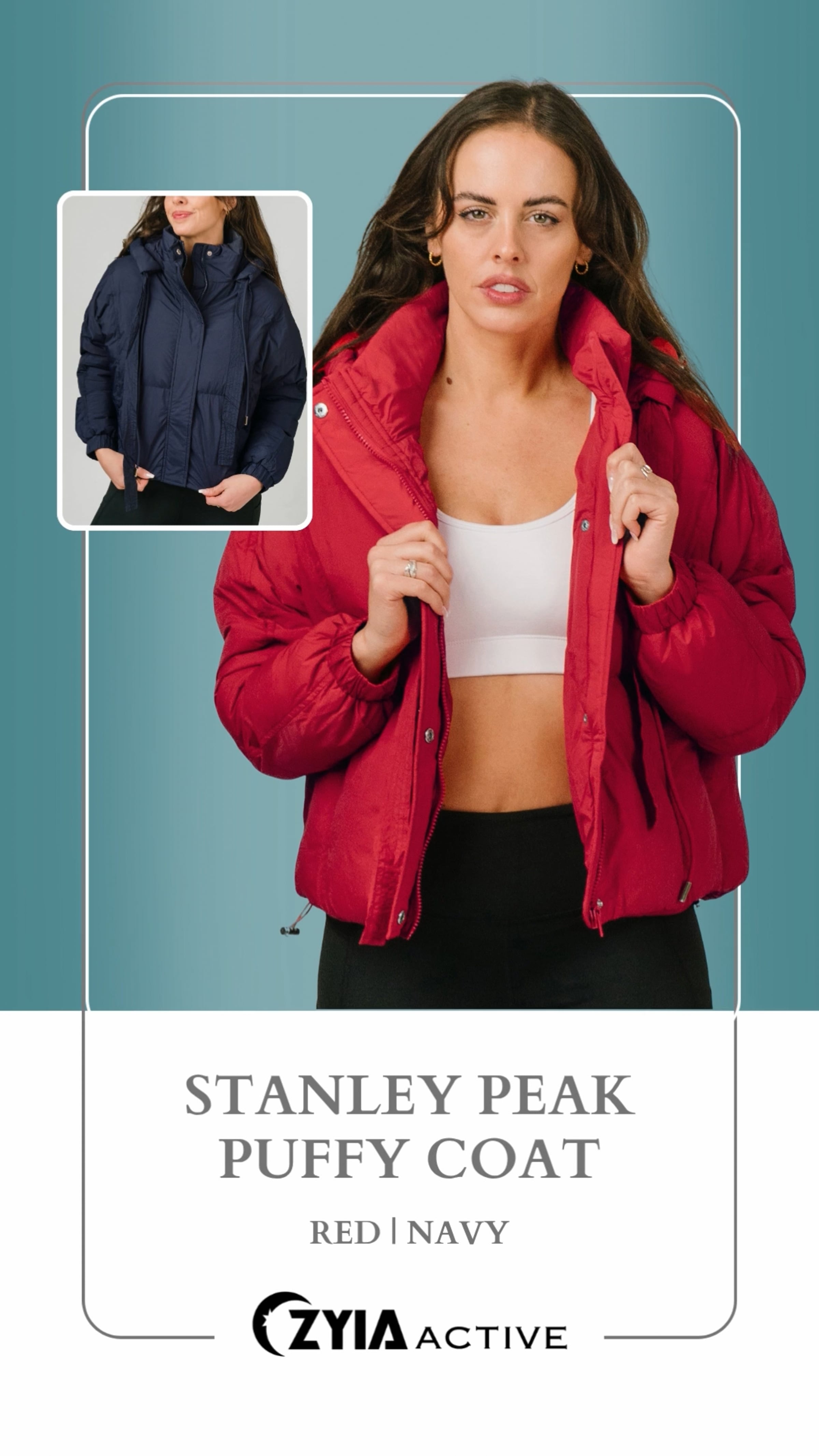 Stanley Peak Puffy Coat | Red #6931 | Navy #6932 | Videos & Movies on Vimeo