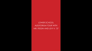 Trevor Lower School Auditorium Tour