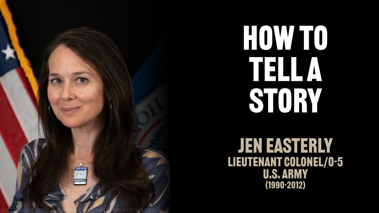 Jen Easterly - How to Tell a Story
