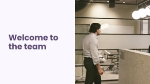 Welcome to the Team
