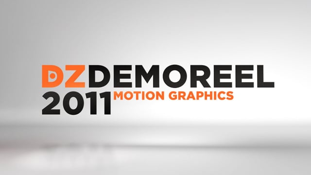 dz demoreel  - 3d animation & motion graphics