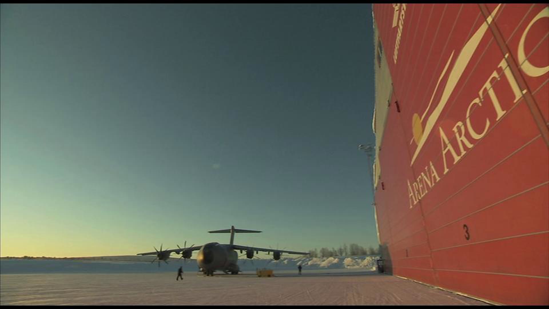 A400M Cold weather tests in Kiruna
