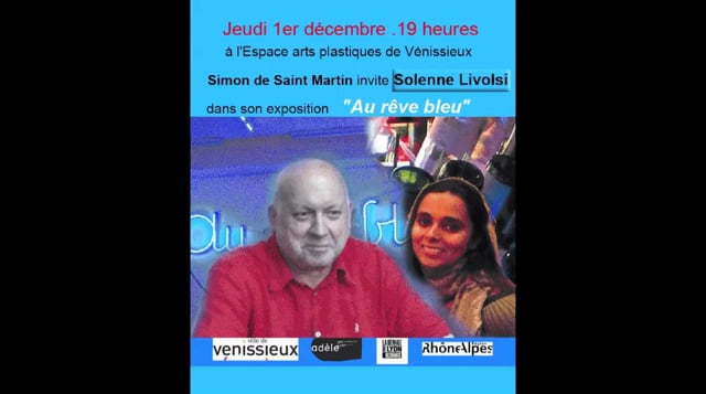 Simon de Saint Martin invite Solenne Livolsi à l'Espace arts plastiques de Vénissieux