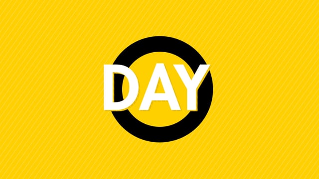 day'o typography - kinetic typography animation