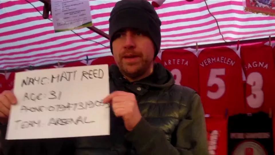 Matt Reed 31yrs Arsenal on Vimeo