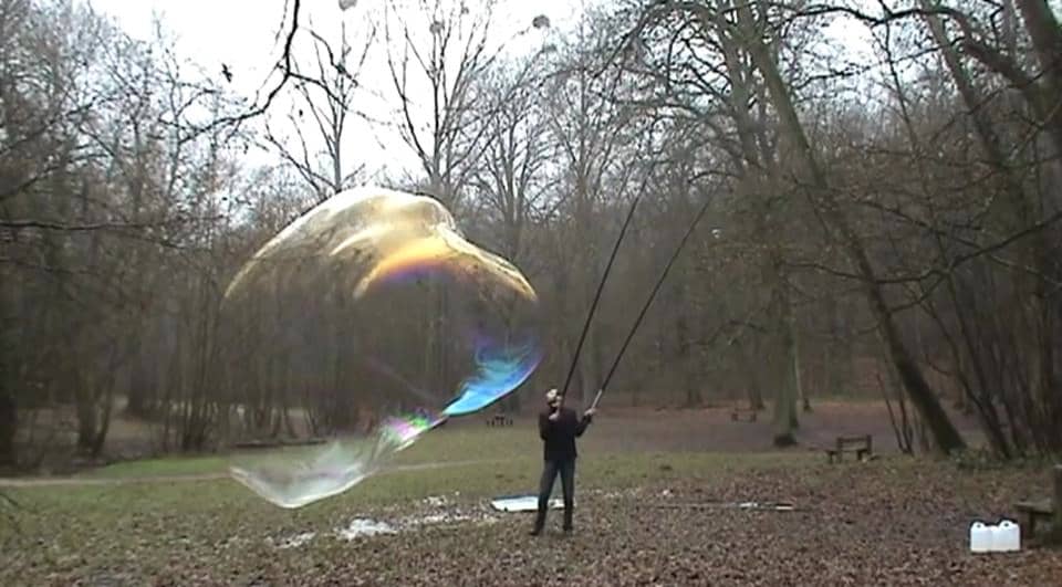 Set De Bâtons à Bulles Géantes Kievano - Télescopiques Jusqu'à 140 Cm, Pour Enfants Et Adultes - Jardin, Parc, Plage, Fêtes
