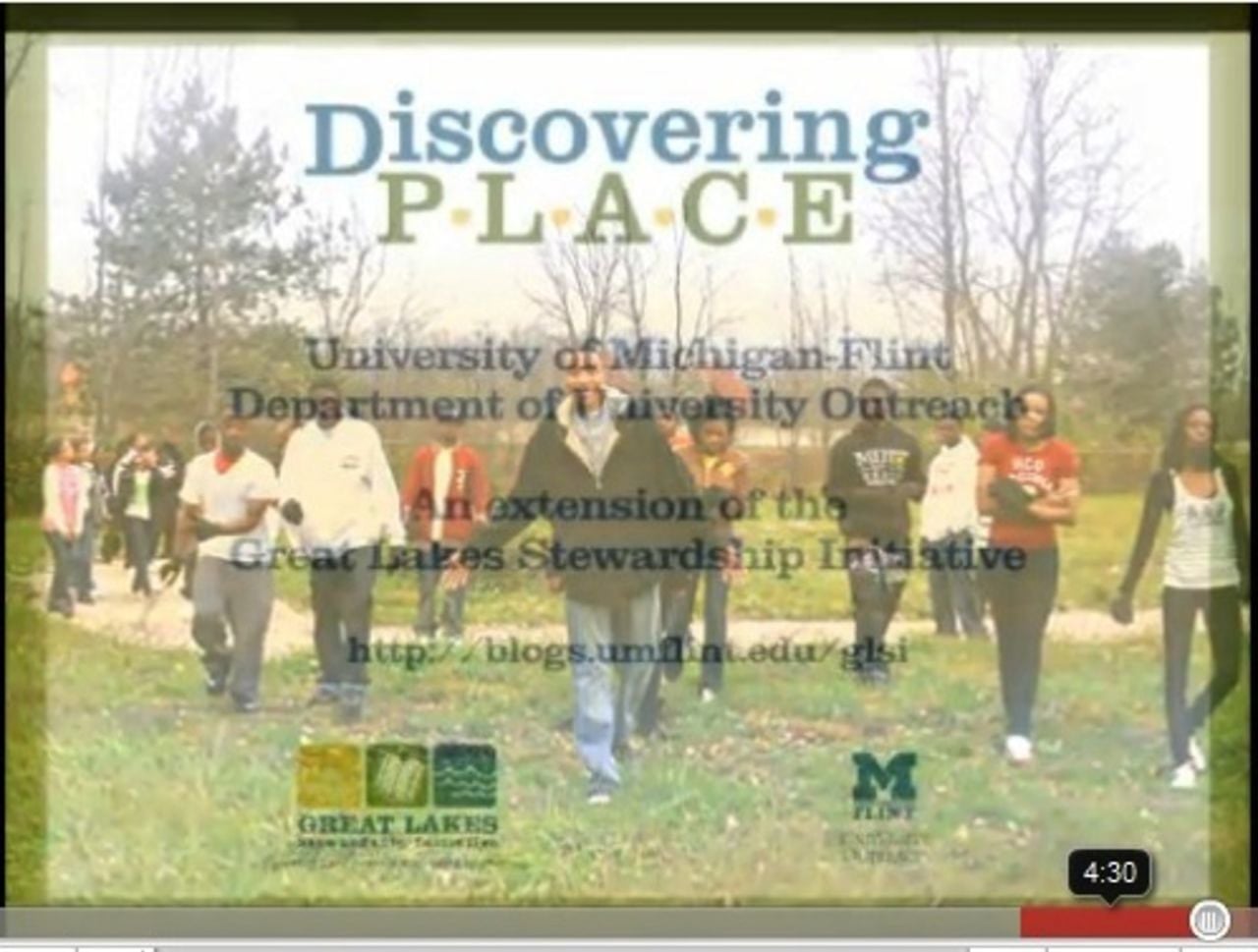 Believing in Flint Youth Beecher High School trail, Discovering PLACE