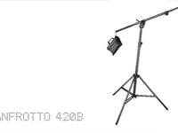 Aluminum stand. Supplied with sandbag counterweight (empty) for maximum stability and smoothness.