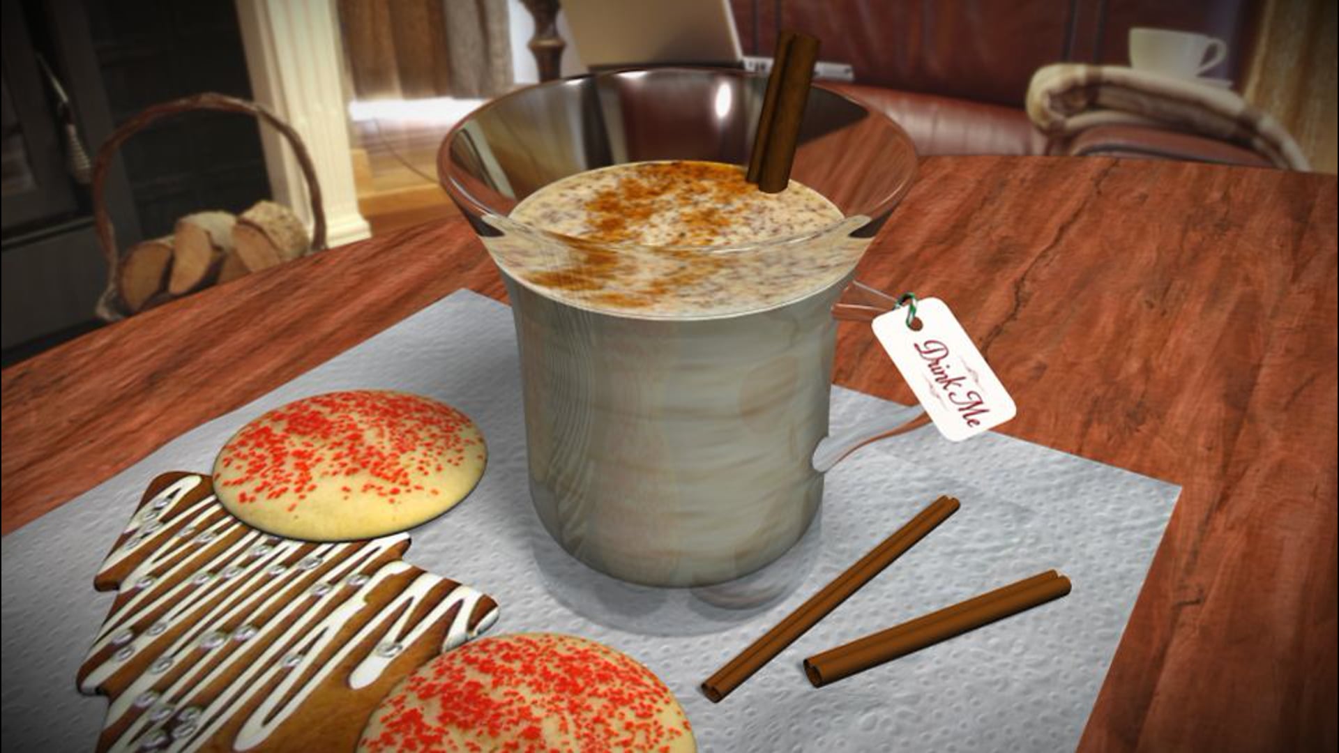 Happy Holidays Eggnog: Transition