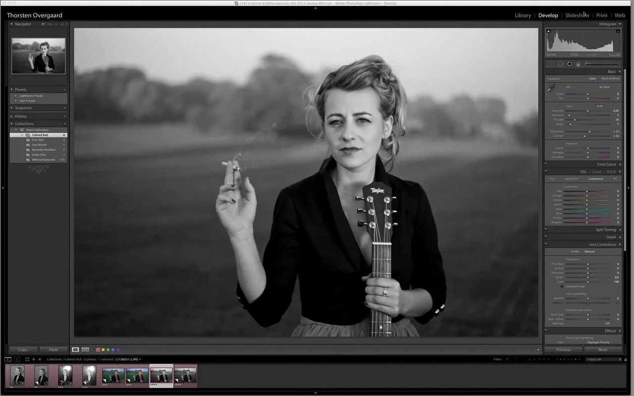 Editing black &amp; white photographs from the Leica M9 in Lightroom 3.6 / 2010 Process in Lightroom 6  [HD]