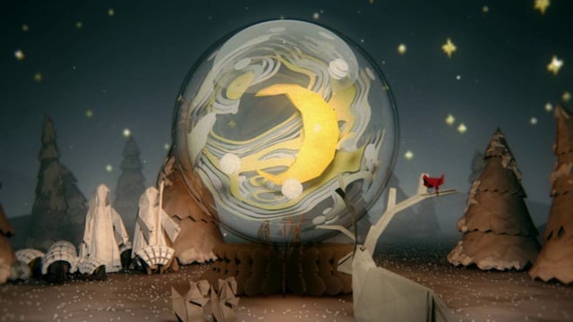 christmas card to friends - 3d animation