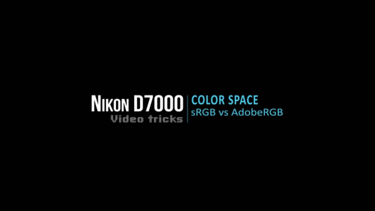 Nikon D7000 Video Tricks - Color Space - sRGB vs AdobeRGB on Vimeo