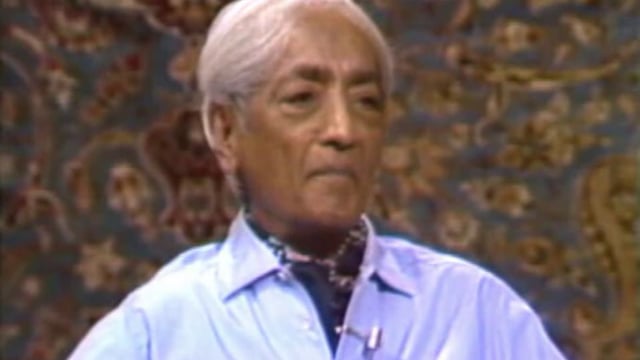 Krishnamurti 1972 about meditation with Chogyam Trungpa Rinpoche