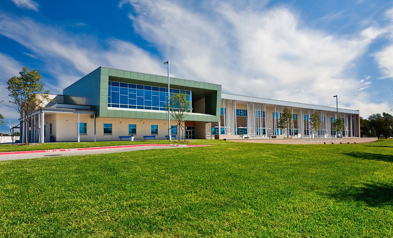 Dallas ISD Herbert Walker Bush Elementary School Dedication