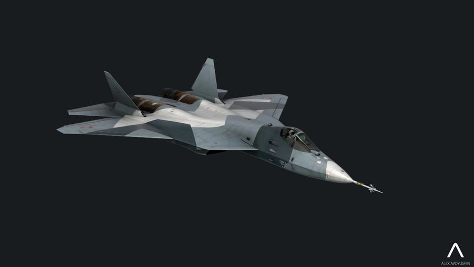 Sukhoi T-50 3D Model on Vimeo