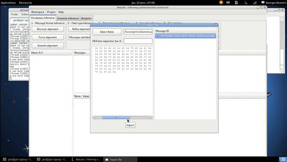 Netzob (Demo 1) Inferring and simulating a proprietary protocol on Vimeo